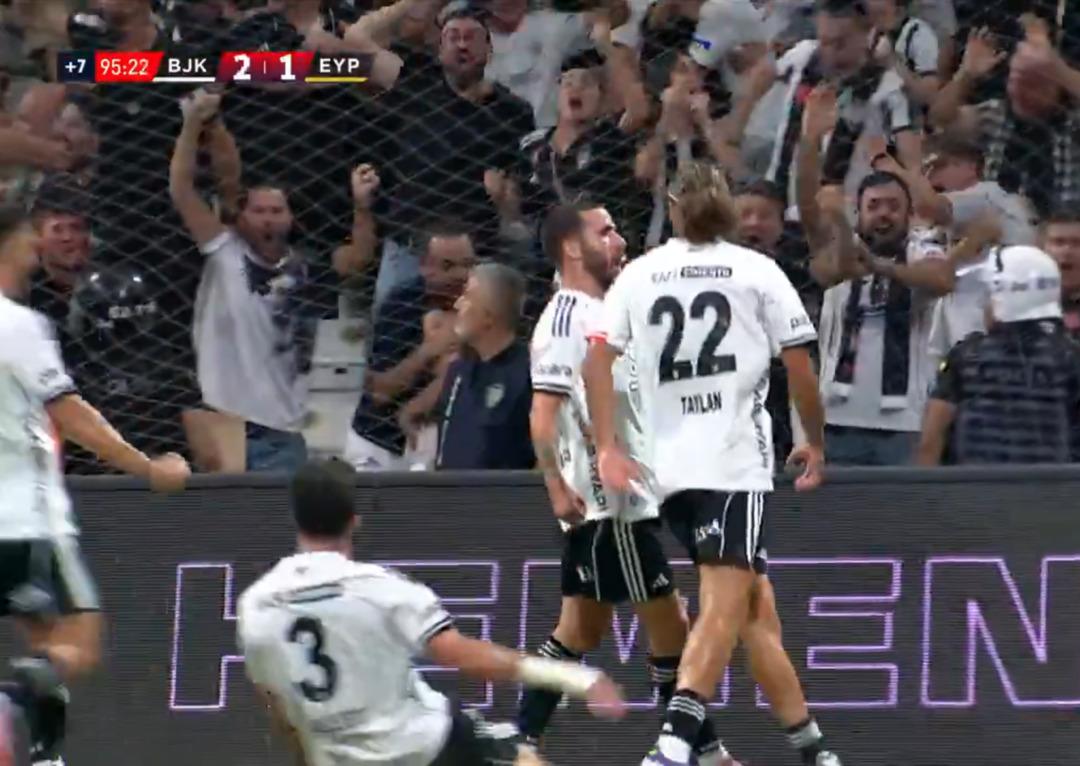 Besiktas Eyesport, Rafa Silva'nın son dakikada hedefi ile engel geçti! 3