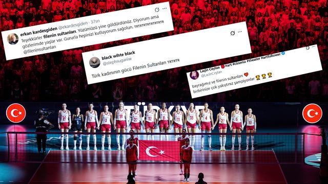 Sultanlar Şampiyon, Türkiye gururlu! Sosyal medyada gözyaşı ve coşku